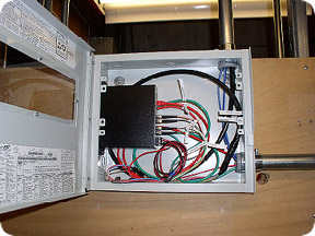 Interior of the Communications Cabinet